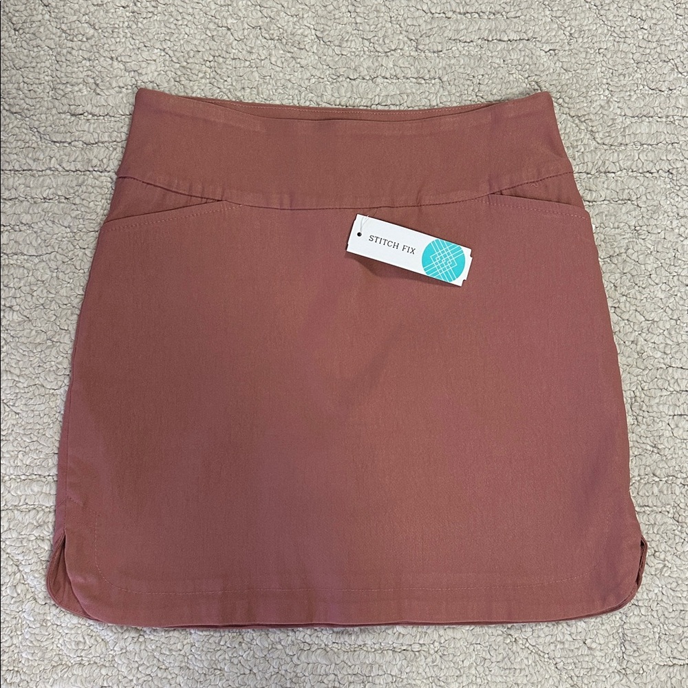 Tribal Ella Mini Skort Coral Pink Orange Misty Clay Women’s NWT Stitch Fix
